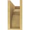 Ekena Millwork 6"W x 18"D x 12"H Classic Monterey Rough Cedar Woodgrain TimberThane Corbel, Primed Tan CORUR06X18X12MONRCPR - alternate 6